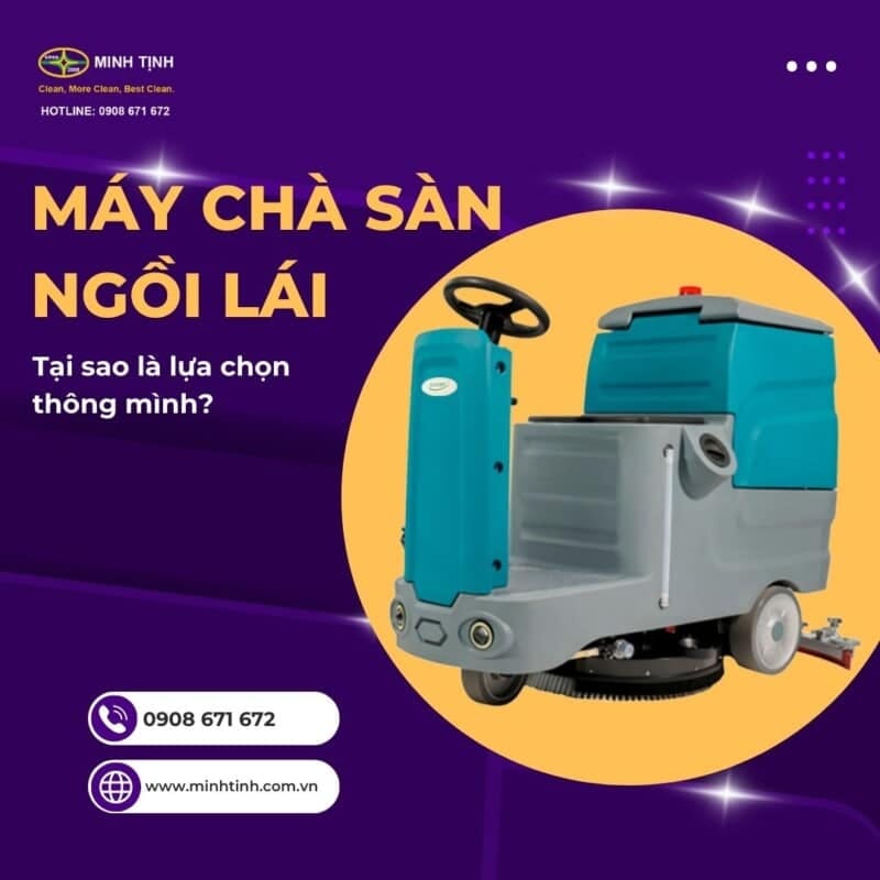 Chà sàn nhà xưởng bằng máy ngồi lái là một lựa chọn thông minh Chà sàn nhà xưởng bằng máy ngồi lái là một lựa chọn thông minh